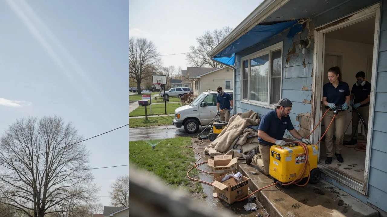Basement Flood Cleanup in Merom, IN near me